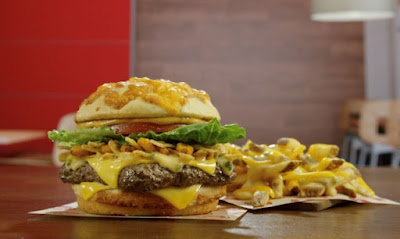 Wendy's Loaded Nacho Cheeseburger and Queso Fries.
