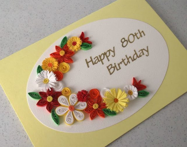 paper quilling birthday cards