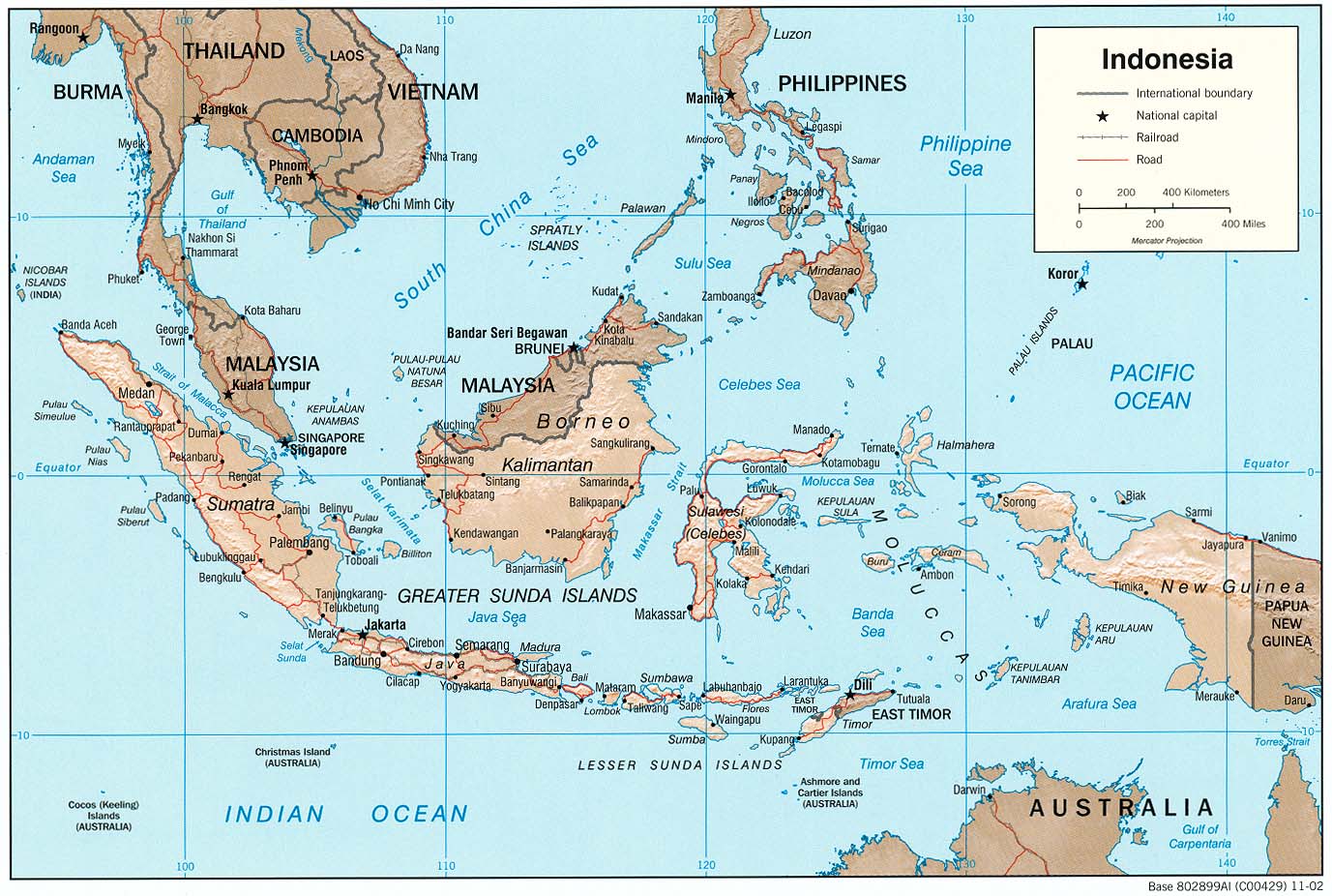 Gambar Peta Indonesia di Dunia