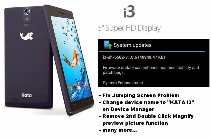 Kata Phone I3 Specs