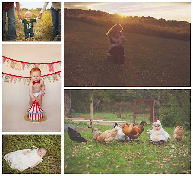 a collage of natural light photographs