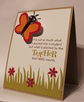 teacher quotes thank you. handmade thank you cards for