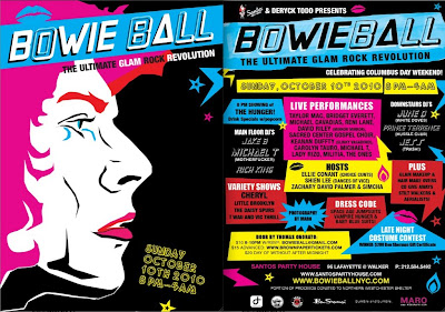 flyer for bowie ball