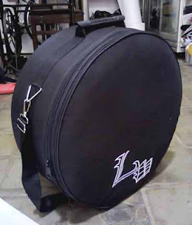 Tas Snare dan Cymbal 14 inch custom bidang logo di  depan