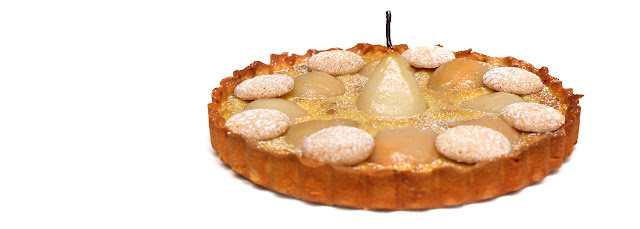 Tarte Bourdaloue, ou tarte amandine aux poires, de Lenôtre