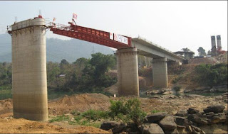 In incremental launching method of bridge construction, what are the measures adopted to enhance sufficient resistance of the superstructure during the launching process