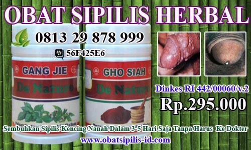 cara mengobati sipilis dengan herbal