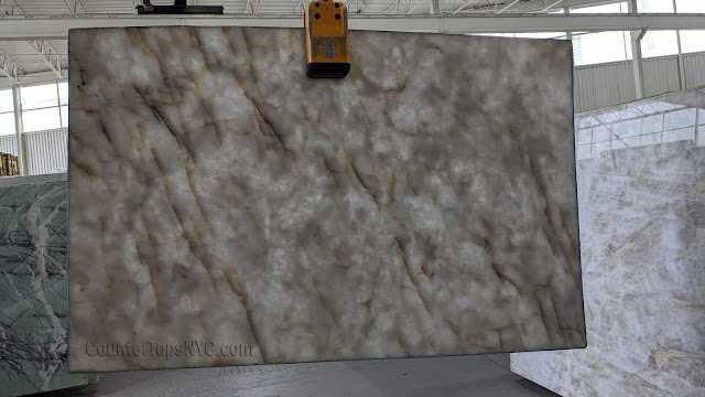 2cm Cristallo White Quartzite Slabs High Quality NYC