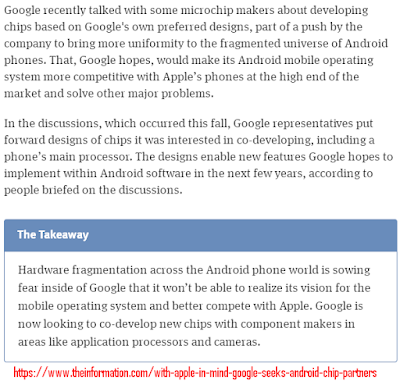 Google Akan Rancang Chipset Untuk Android