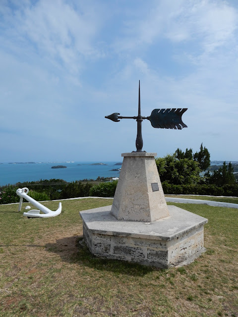 weathervane and anchor