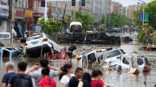 Badai dan Banjir Hantam China Selatan, Puluhan Tewas dan Ribuan Diungsikan