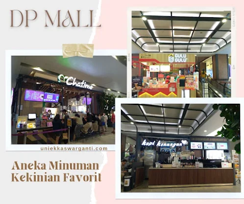 minuman kekinian di dp mall semarang