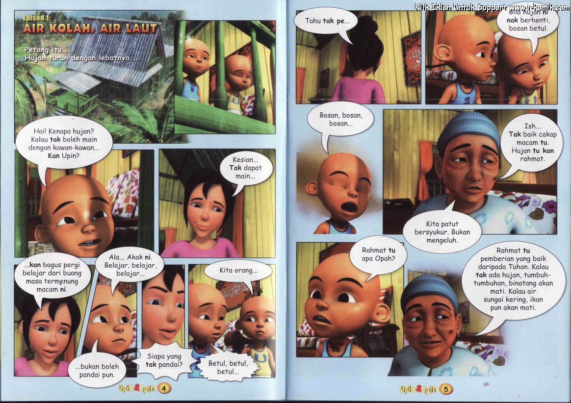 Gambar Komiqami Komik Tetangga Contoh Gambar Upin Ipin Di Rebanas