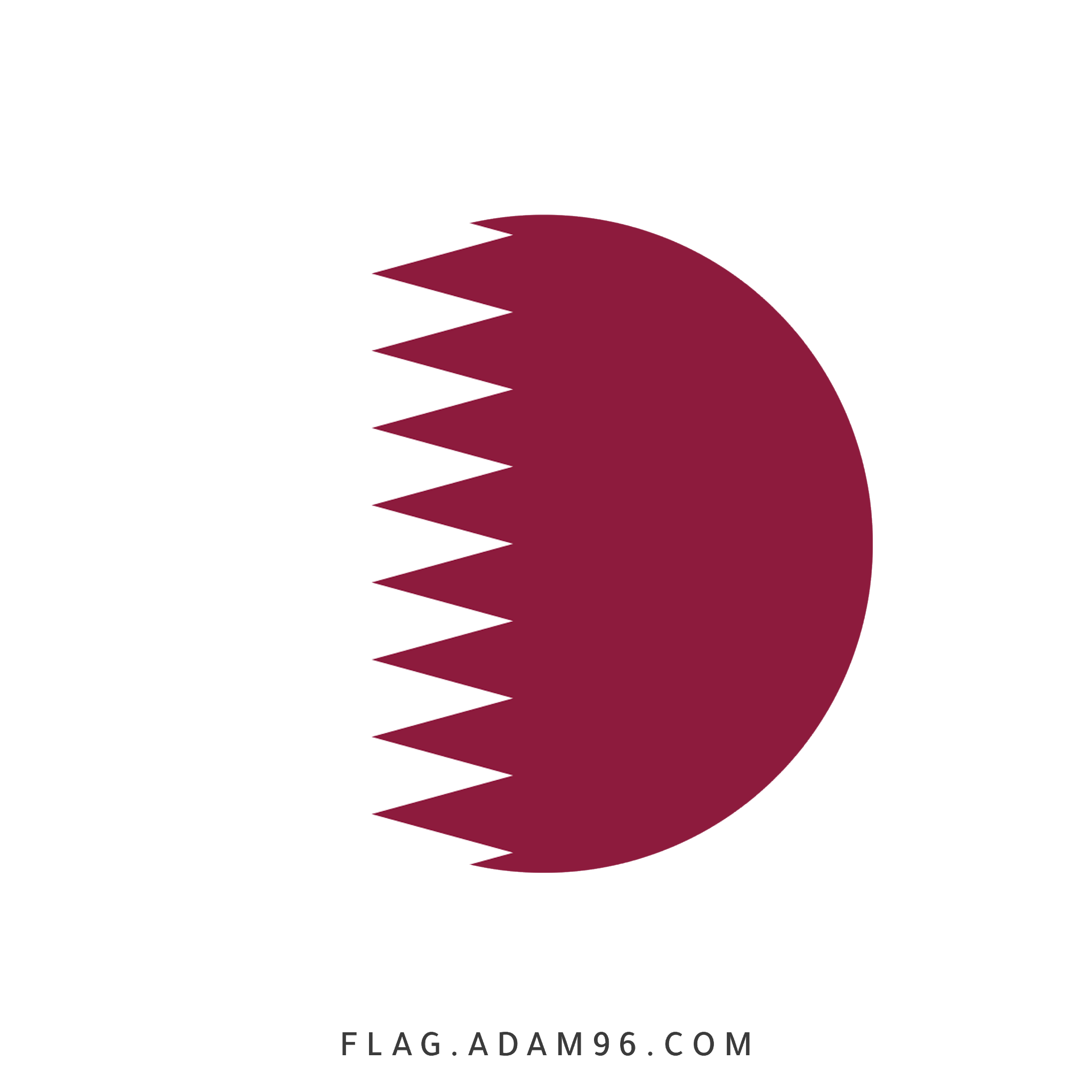 تحميل علم قطر بشكل دائري للتصميم خلفيات علم قطر للتصميم بصيغة PNG