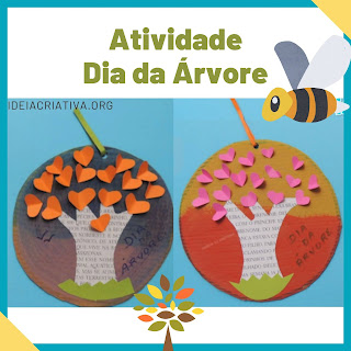 Atividade dia da árvore Educação Infantil de acordo com a BNCC