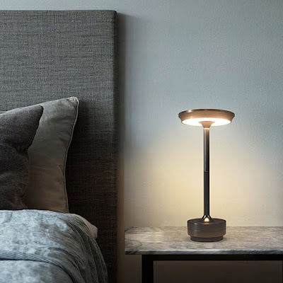 Ambio Lamps are perfect for the bedside table