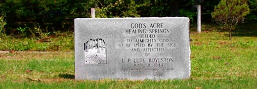 God's Acre Healing Springs 