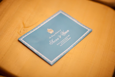Indian Wedding Programs on Real Wedding     Seena Patel   Viren Mistry    South Asian Bride