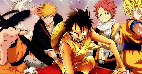 Perbedaan Naruto, One Piece, Bleach, Fairy Tail dan Dragon 