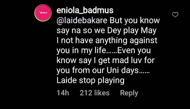 President of Beefers- Laide Bakare Slams Eniola Badmus over her comment she made on her post celebrating her new cars