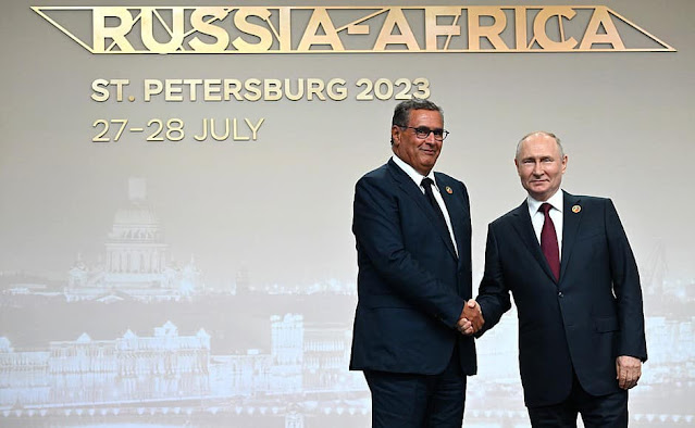 أخنوش من روسيا: لدى المغرب رغبة أكيدة للنهوض بأفريقيا وتحسين وضعيتها دوليا