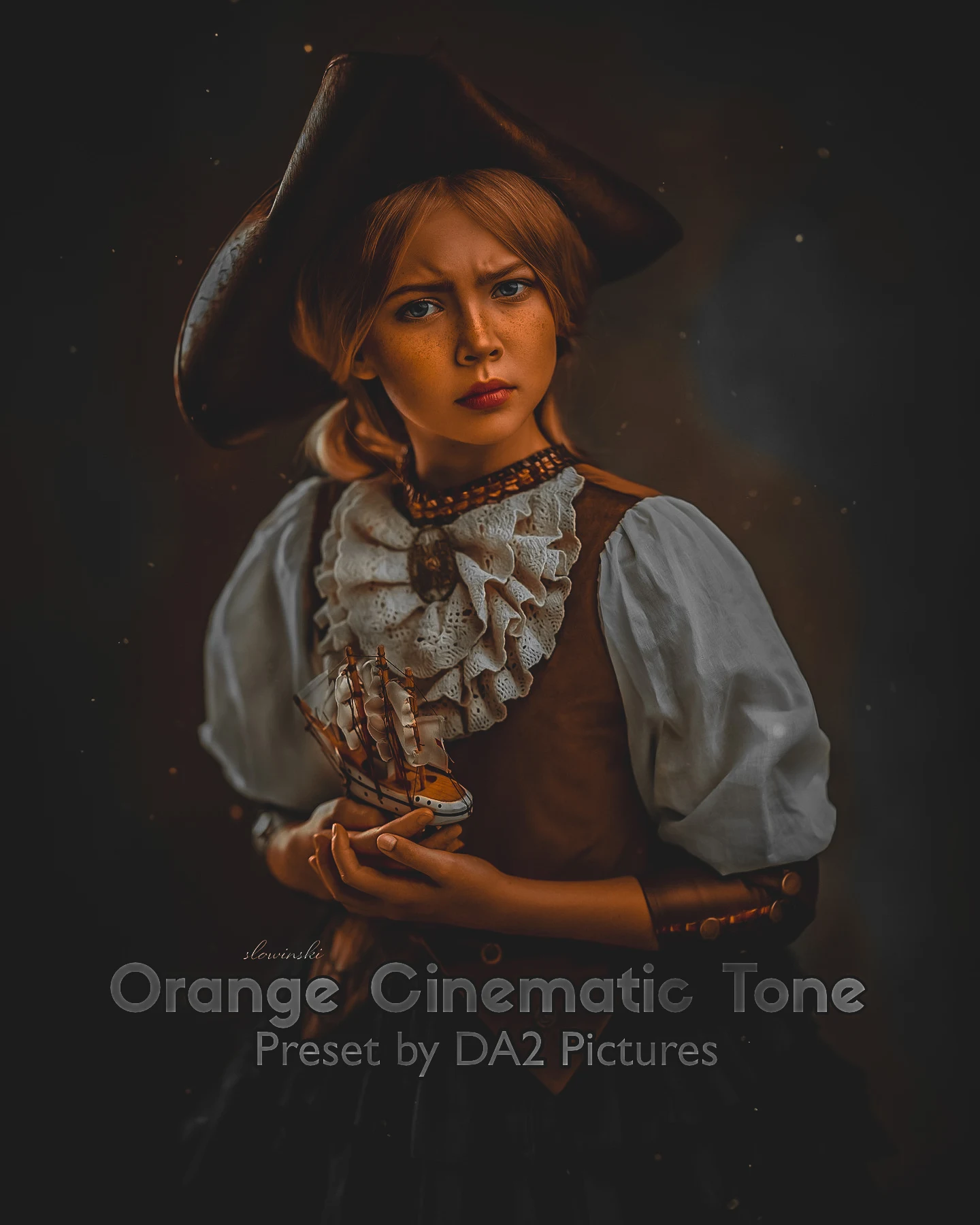 Orange Cinematic Tone Preset After by DA2 Pictures