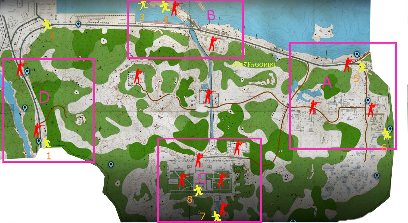 最強列伝gorikiのゲーム攻略ブログ Escape From Tarkov 初心者向けアドバイス Shore Line Map解説