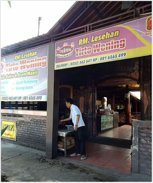 Rumah Makan Lesehan Tirto;Top 10 Kuliner Ponorogo;