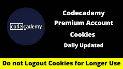 Codecademy Premium Account Cookies Daily Updated 2023