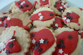 Child decorated biscuits