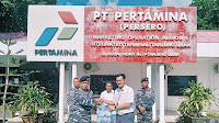 Danlanal Bintan Kunjungan Ke PT. Pertamina Energi Terminal Tanjung Uban