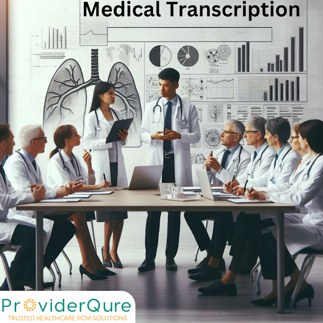 Providerqure's meticulous medical transcription optimizes healthcare workflows, ensuring precise documentation, regulatory compliance, and efficient patient care delivery, setting the standard for excellence and reliability in the industry. With Providerqure, accuracy and efficiency are guaranteed, empowering healthcare providers to deliver the highest quality of care to their patients.