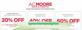 Free Printable AC Moore Coupons