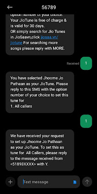 how to set caller tune