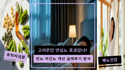 고려은단안심뇨효과