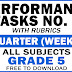 GRADE 5 - 4TH QUARTER PERFORMANCE TASKS NO. 3 (Weeks 5-6) All Subjects