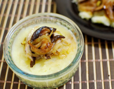 Batata com Shitake, Cebola e Alho-Poró (vegana)