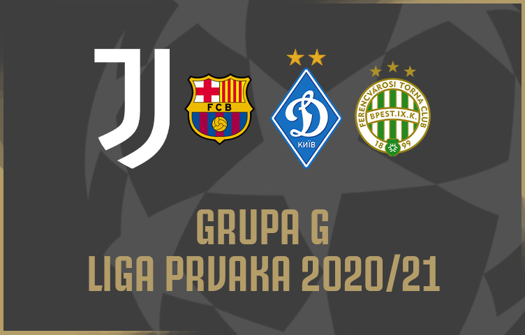 Juventus u grupi G uz Barcelonu, Dynamo Kyiv i Ferencvárosem