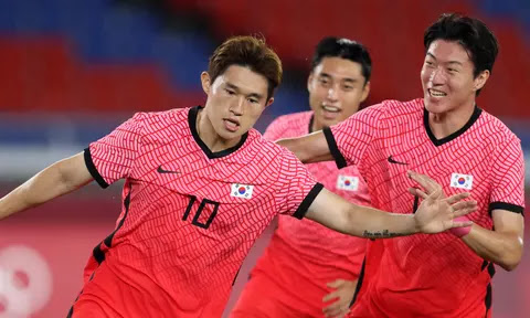 South Korea Player's celebration