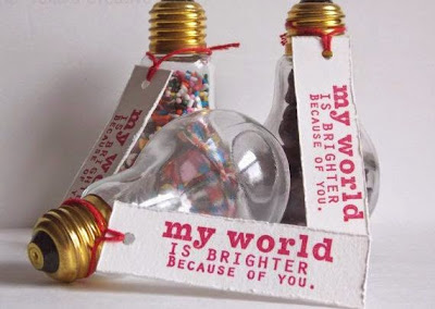 light bulb Valentine's day craft ideas