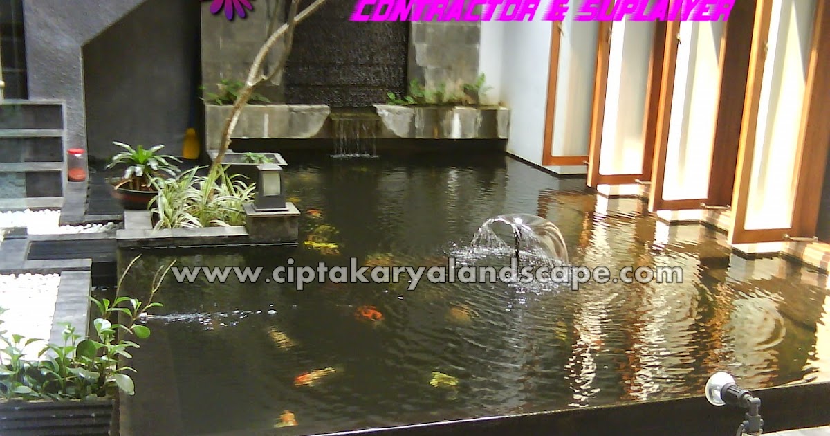 GALERI FOTO KOLAM IKAN KOI - Jasa Tukang Taman Jakarta 