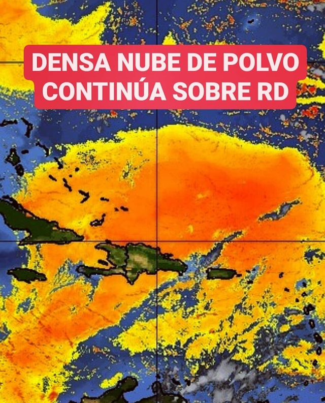 Video| Densa nube Polvo del Sahara cubre República Dominicana