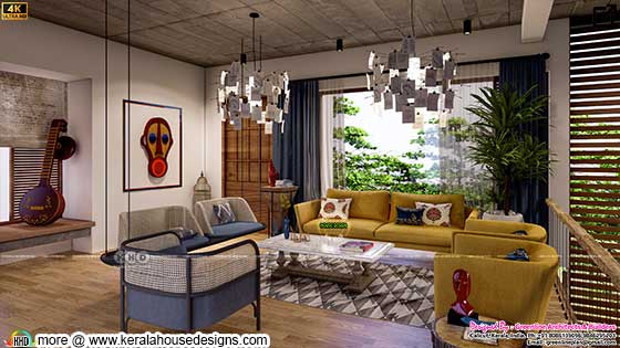 Modern living Interior design