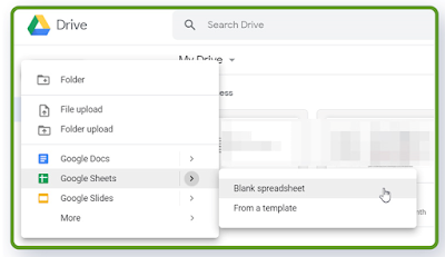 Cara Membuat dan Mencari Spreadsheet dalam Google Drive