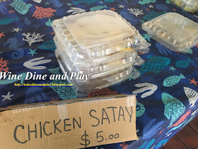 Chicken Satay both Thai and Indonesian at Wat Tampa