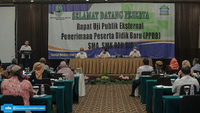 Disdik Jabar Gelar Uji Publik Eksternal  PPDB 2022,  Kadisdik Minta Masukan dan Evaluasi