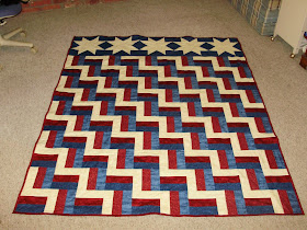 Red, White and Blue Quilt