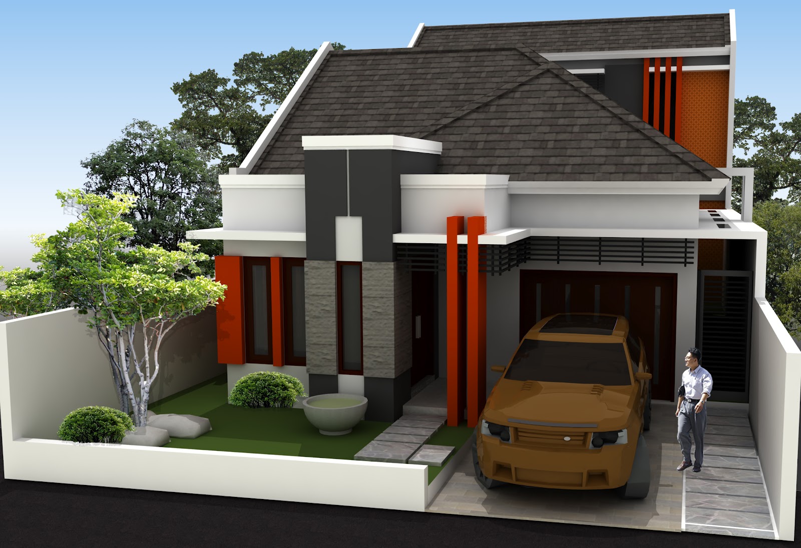 Desain Rumah Minimalis 1 Lantai 12