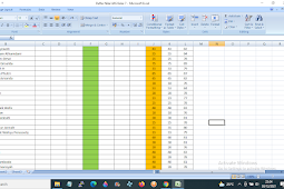 Cara Mudah Membuat Warna Merah Pada Nilai Rata-rata yang Kurang Dari KKM di Excel  