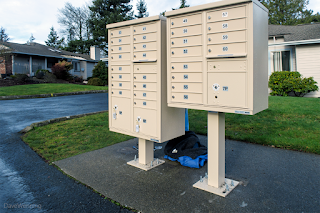 New Creekside Circle Mailboxes